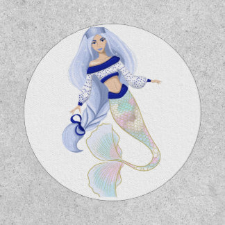 Mermaid Snow Maiden sticker Patch