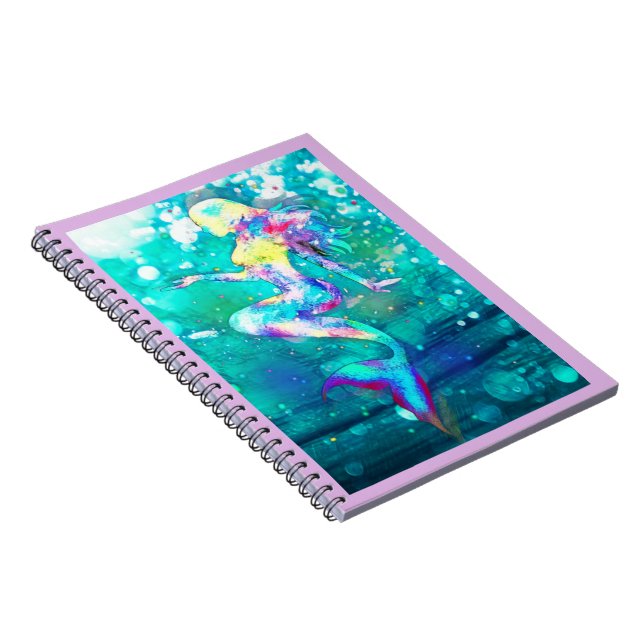 Mermaid Spiral Notebook (Right Side)