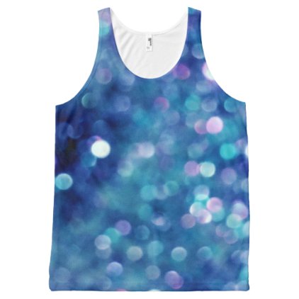 Mermaid spots All-Over-Print tank top