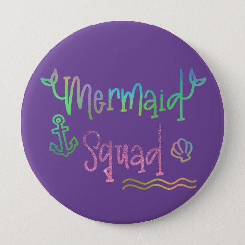 Mermaid Squad Group party Bachelorette Button