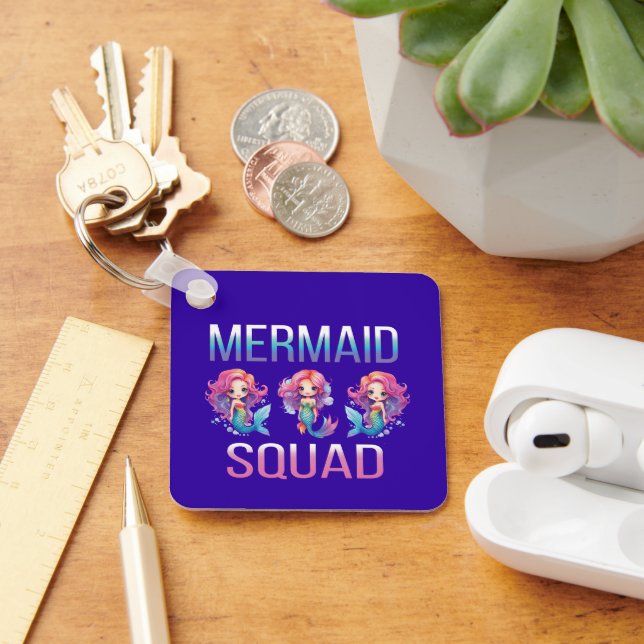 Mermaid Squad Keychain (Desk)