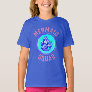 Mermaid Squad Mermaid Birthday Party T-Shirt