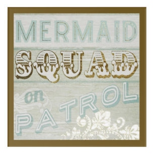 Mermaid Squad on Patrol 5 Acrylic Print