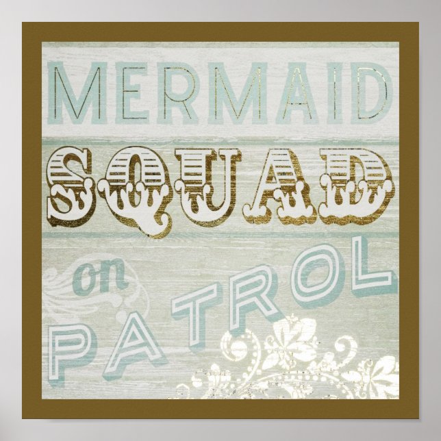 Mermaid Squad on Patrol Poster (Front)