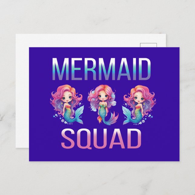 Mermaid Squad Postcard (Front/Back)