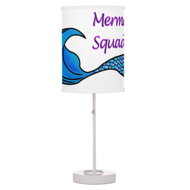 Mermaid Squad with blue mermaid tail lamp (Front)