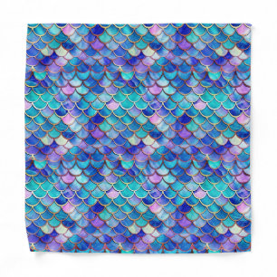 Mermaid Stained Glass Bandana