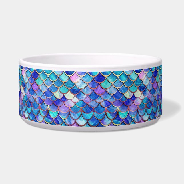 Mermaid Stained Glass Bowl (Front)