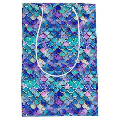 Mermaid Stained Glass Medium Gift Bag