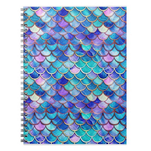 Mermaid Stained Glass Notebook