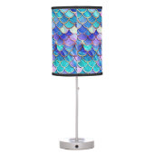 Mermaid Stained Glass Table Lamp (Back)