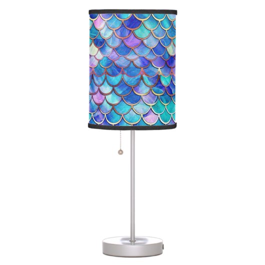 Mermaid Stained Glass Table Lamp (Right)