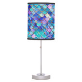 Mermaid Stained Glass Table Lamp (Front)