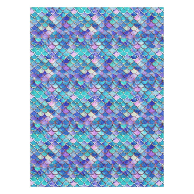 Mermaid Stained Glass Tablecloth (Front)