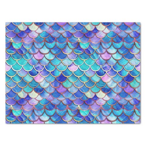 Mermaid Stained Glass Tissue Paper