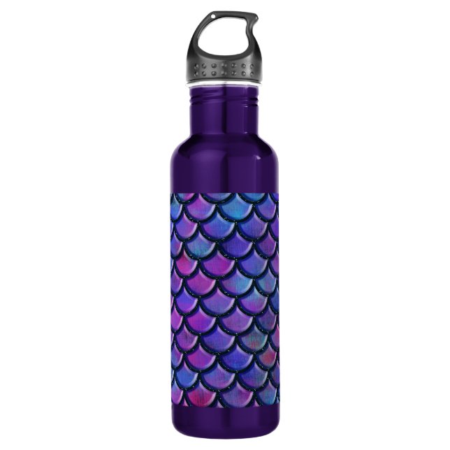 mermaid stainless steel water bottle (Front)