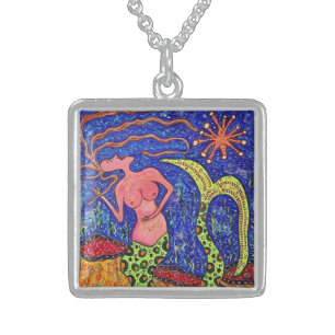 Mermaid sterling Necklace