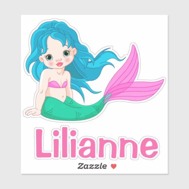 Mermaid Sticker (Sheet)
