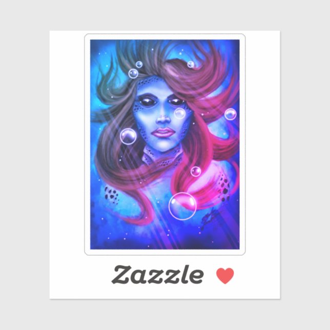 Mermaid  sticker (Sheet)