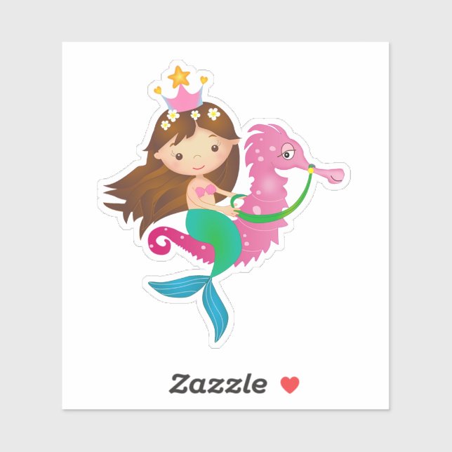 Mermaid Sticker (Sheet)