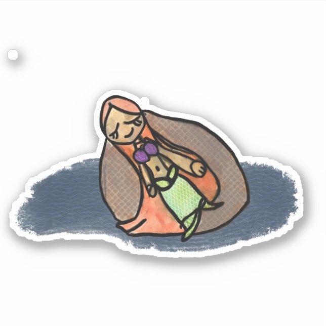 Mermaid Sticker (Front)