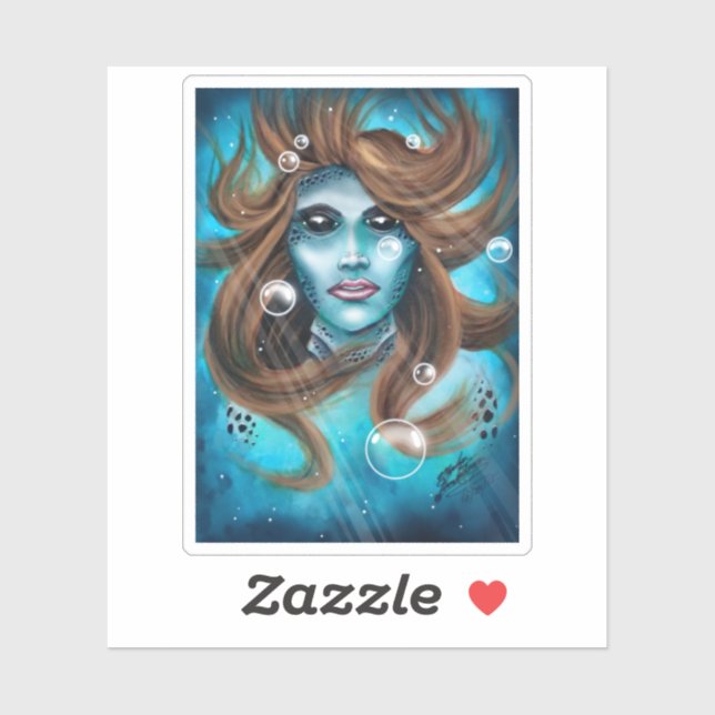 Mermaid  sticker (Sheet)