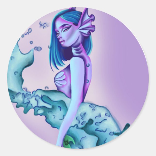 Mermaid sticker  (Front)
