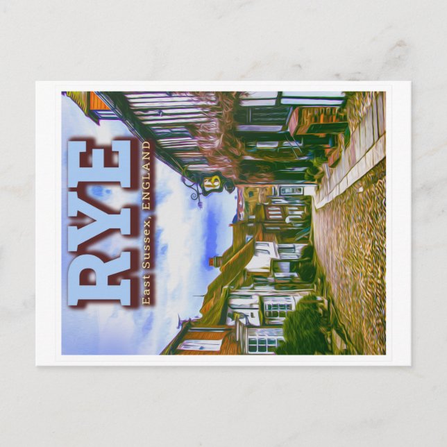 MERMAID STREET - RYE - EAST SUSSEX ENGLAND UK POSTCARD (Front)