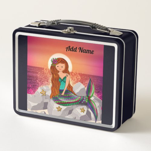 Mermaid Sunset  Lunchbox