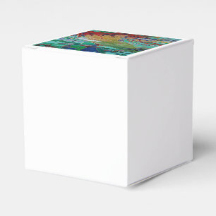 Mermaid Swimming with Butterflies Fantasy Art Favor Boxes