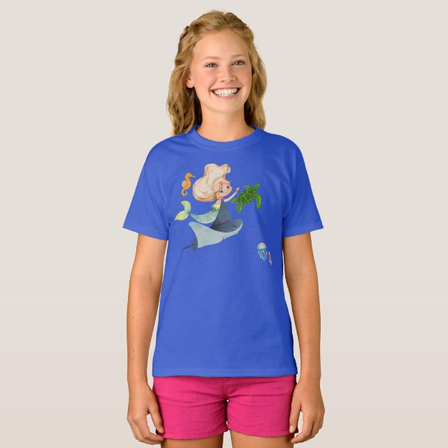  Mermaid  T-Shirt (Front Full)