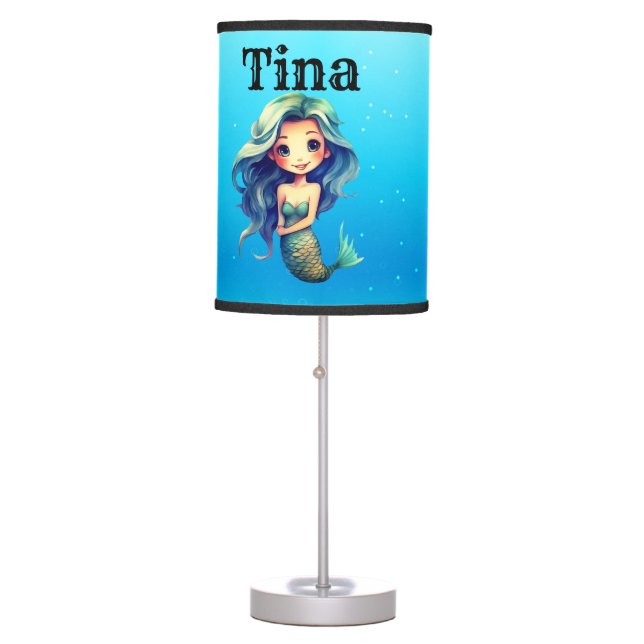 Mermaid Table Lamp (Front)