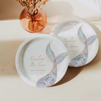 Mermaid Tail Birthday Paper Plates