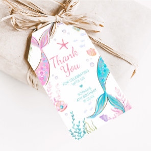 Mermaid Tail Birthday Party Favor Tags