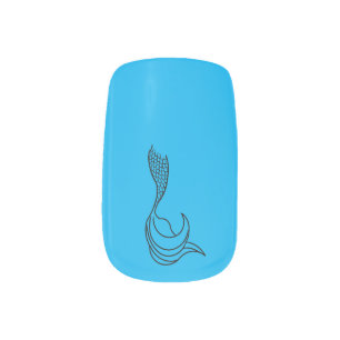 Mermaid Tail Minx Nail Art