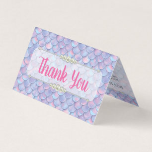 Mermaid Tail Scale & Pearl Boutique Shop Thank You