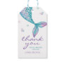 Mermaid Tail Under the Sea Birthday favor Gift Tag