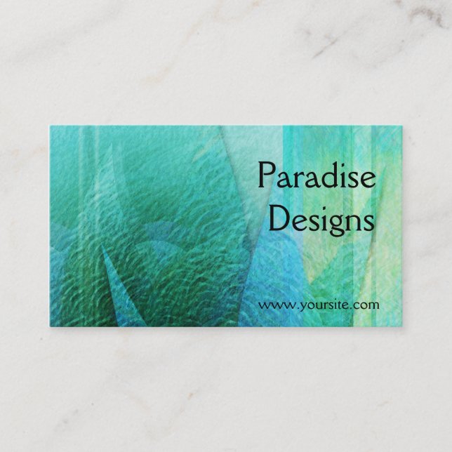 Mermaid Tails Abstract 1 Business Card (Front)