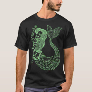 MERMAID TATTOO Vintage Mermaid Art Gift For Women T-Shirt