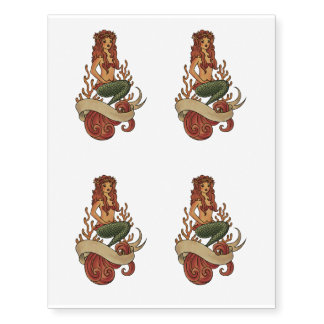 mermaid temporary tattoos