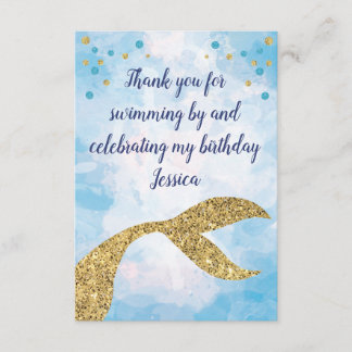 Mermaid Thank You cards