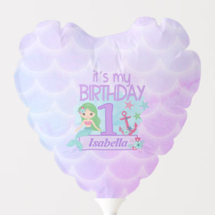  Mermaid themed birthday  Balloon