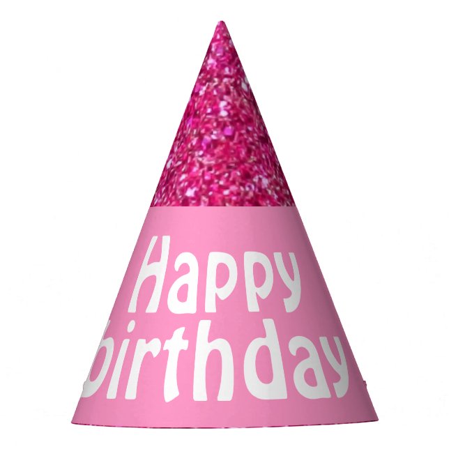 Mermaid Themed Birthday Bash Party Hat (Front)