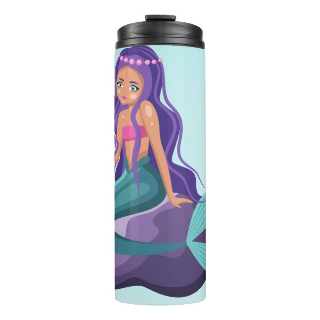 Mermaid  thermal tumbler (Front)