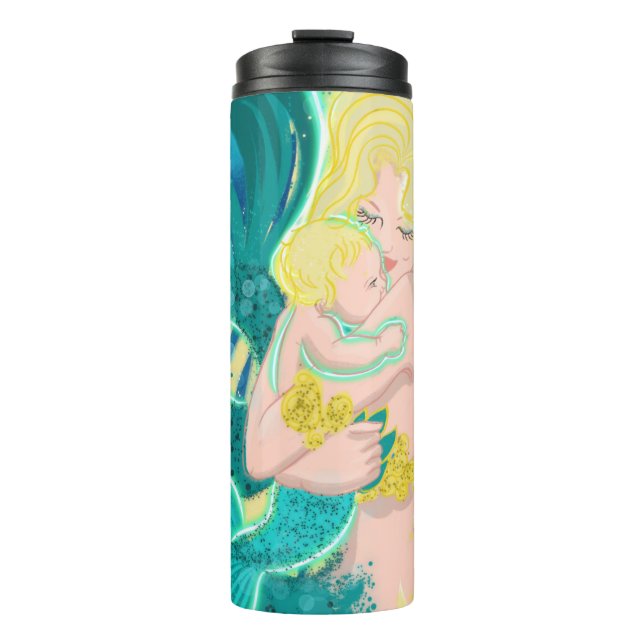 Mermaid  thermal tumbler (Front)