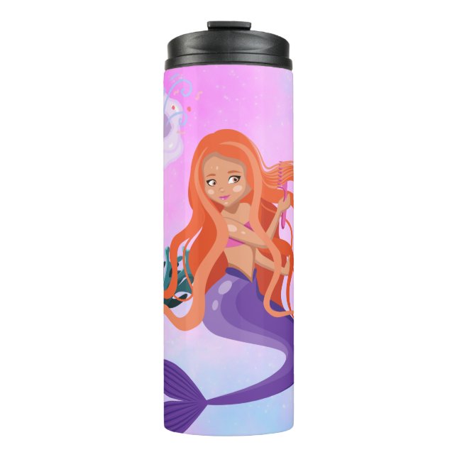 Mermaid  thermal tumbler (Front)