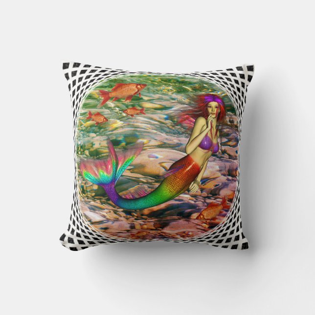 MERMAID THROW PILLOW (Front)