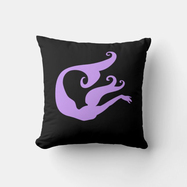 Mermaid Throw Pillow (Front)