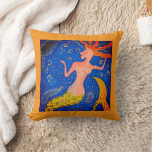 Mermaid Throw Pillow