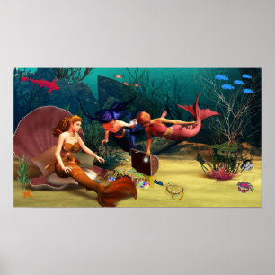 Mermaid Treasures Poster